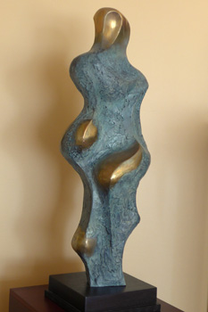 SLAVU Figure verticale II bronze 825x31x20
